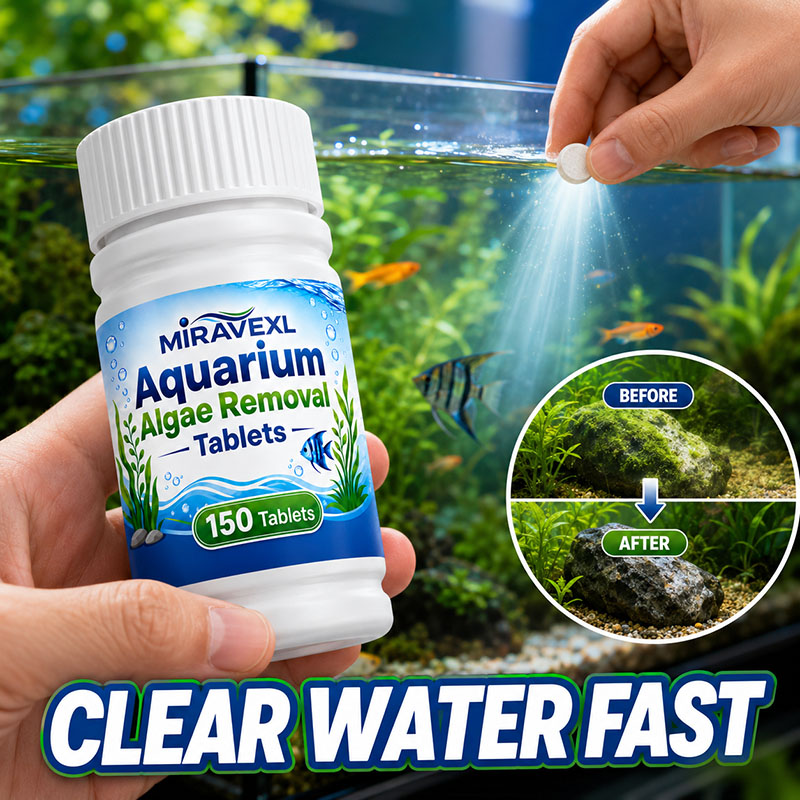 Aquarium Fishing - MIRAVEXL 150 Aquarium Algae Removal Tablets,