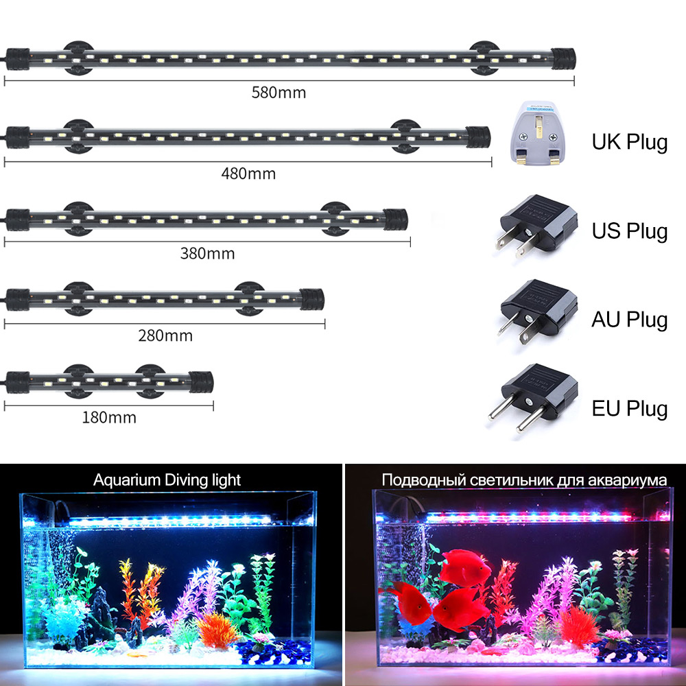 Aquarium Fish Lamp - 90-260V Bể Cá Đèn LED Chống