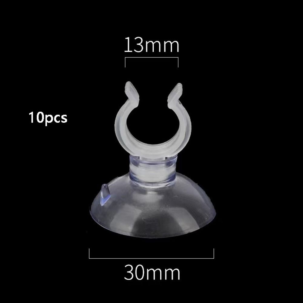 Aquarium Fishing - 10pcs Soft PVC Aquarium Sucker Clear